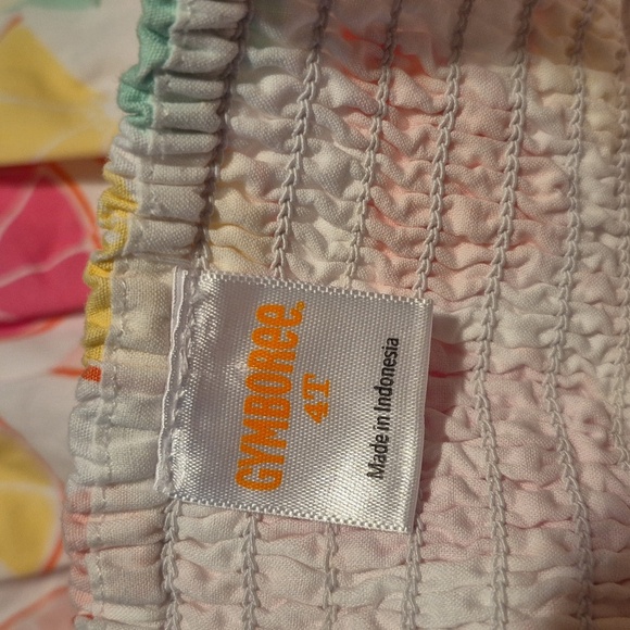 Gymboree girls size 4T Fruit Punch sun dress orange, lemon & lime design VGUC - Picture 4 of 5